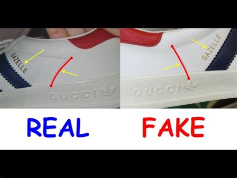 gucci adidas gazelle fake vs real|adidas gazelle x gucci.